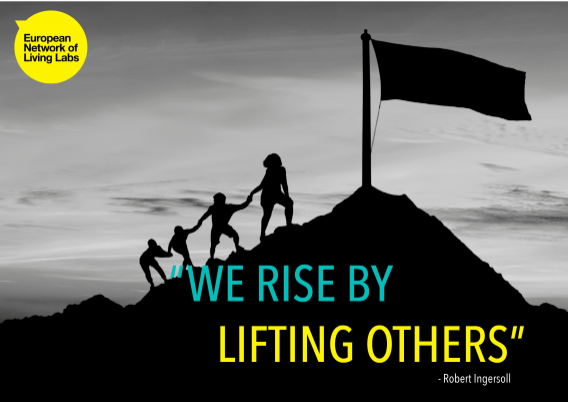 we rise by lifting others