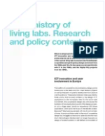 Short History of Living Labs. Research and Policy Context
