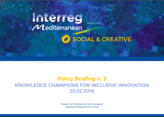 [POLICY BRIEF n.5] Knowledge Champions for Inclusive Innovation